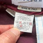 Lineaemme Vintage Purple 100% Linen Skirt Italian Made Size 6 Photo 5