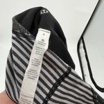 Lululemon  Wunder Under Pant Reversible Quilt Print Waist/ Solid Black size 6 Photo 6