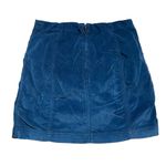 Free People Navy blue corduroy mini skirt sz 8 Photo 1