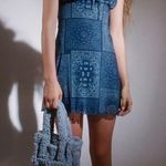 Urban Outfitters Printed Mesh Mini Dress Photo 0