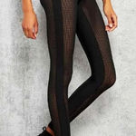 Alo Yoga Alo High-Waist Airlift Energize Legging Black Sheer Mesh Cut-Outs Cutouts Tights Photo 0