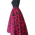 Sherri Hill Laura Marano Collection FORMAL Dress Red/Black ROSES Floral Size 0 Photo 9
