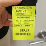 Max Studio *NWT*  Black Scoop Neck 3/4 Lantern Sleeve Sweater Photo 5