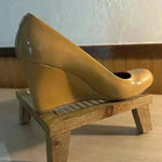 Coach Roni Wedge Patent Leather Tan Heels Photo 4