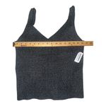 Old Navy  Womens Gray Ribbed V-Neck Sweater Tank, Large Photo 4