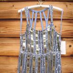 Mac Duggal  93981 Womens HALTER NECK Mirror EMBELLISHED DETAILED BACK GOWN Dress Photo 6