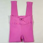 YEAR OF OURS RIBBED VERONICA LEGGING IN MALIBU PINK SIZE M Size M Photo 1