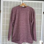 Woolly Threads NWT  long sleeve sweater in Heather maroon reverse loop Large Photo 2