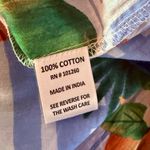 TRUE DESTINATIONS Tropical Toucan Print Tie Strap Midi Sundress Vacation Size L Blue Size L Photo 8