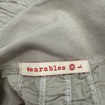 XCVI Wearables  Skirt Size Large Ruched Cotton Stretch Short Pull On Casual Boho Photo 2