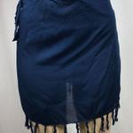 Zuliana Size Small Dark Blue 100% Rayon Skirt Made in USA. New With Tags Photo 0