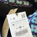 ZARA NWT  GEOMETRIC PRINT CROP POLO TOP BLOGGERS FAV FLORAL MEDIUM Photo 8