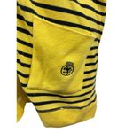 Tommy Hilfiger VTG 90s Yellow Blue Striped Academia V-neck Button Cardigan L Photo 11