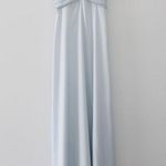 LPA / Revolve Shirred Cross Front Gown in Powder Blue Photo 12
