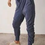 NWOT Free People Movement Small Hot Shot Shirred Pants Blue Photo 6