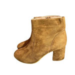 Top Moda  Keisha-1 Brown Suede Ankle Height‎ Block Heel Almond Toe Boots Size 7 Photo 3