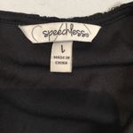 Speechless  Black Sleeveless Above The Knee Dress Photo 2