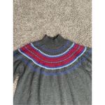 Lane Bryant Turtleneck Fair Isle Sweater Dress Gray Pink Aztec Plus Size 26/28 Photo 6