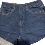 Denim & Co Women’s Denim Co Blue Short Shorts with Cuffs Size 6 Sku 2549 Photo 7