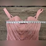 Oh Polly  - Low Cowl‎ Neck Embellished Mini Dress in Rose size 6 NWT Photo 6