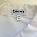 EXPRESS Ultimate Essential Shirt Straight Fit Button Down in White Photo 7