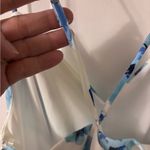 Sequin Hearts NWT  Blue and White Floral High Low Dress Photo 2