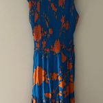 Anthropologie EUC -  Abel The Label Charlie Maxi Dress - Size XS - Blue/Orange Photo 0