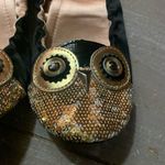 Kate Spade Black & Gold Owl Flats 9 Photo 1