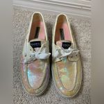 Sperry  Sequin Topsiders Ribbon Tie size 8 Photo 2