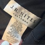 VTG J.R. NITES BY CALIENDO Sleeveless Black Beaded Black Tie Gown Dress Size 8 Photo 4