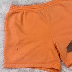 Adidas  Women’s Orange Boyfriend Athletic Lounge Shorts Medium Photo 2