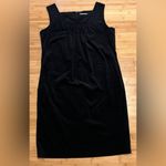 Spiegel Women Sleeveless Little Black Square Neck Corduroy Dress W/Pockets|Sz:14 Photo 15