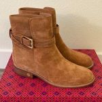 Tory Burch Brooke Ankle Suede Buckle Boot Size 7 NEW Photo 0