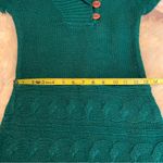Derek Heart  Sweater Dress Juniors Large Runs Small cap sleeves knit shawl collar Photo 7
