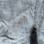 Rails  Women's Alicia Denim Chambray Tassel Blue Shift Dress Linen Size Small Photo 4