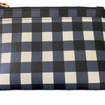 A New Day NWOT- adorable blue and white plaid wristlet, zip top closure, zip front pocket, Inside card holders, brand new, measures 7x5 inches Photo 2