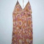 Pink Collection XS Boho Summer Bead Trimmed Halter Maxi Dress Purple Photo 0