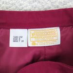 Pendleton Women 8 Burgundy 100% Virgin Wool Pleated Midi Long Skirt Made USA Vtg Photo 6