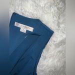 Kay Unger NWOT Orella Pleated vest Midi Ink Teal Dress sz 4 Photo 5