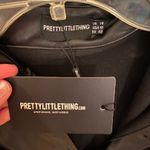 Pretty Little Thing Black Button Leather Dress Photo 4