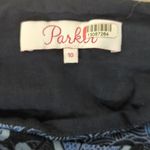 Parker  Women's Knee Length, Drew Skirt marine safari sz10 ruffle flower print Photo 4