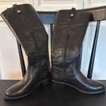 INC NWB Fawne tall leather riding boots size 6 Black Photo 10