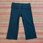 Lululemon VTG BLACK  WIDE LEG CROP YOGA LEGGINGS Photo 0