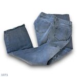 SO 1071  Super high rise wide leg jeans 7 (27x30) Black Denim Cute Photo 1