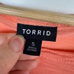 Torrid  Womens Short Sleeve Tee Sz‎ 5X Peach Relaxed Fit Casual Comfort Summer Photo 4