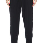 Helmut Lang Helmut Helmut Lang Nexa Loose Fit Poly Pant Black Tapered Leg Size Large Photo 0