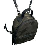 Steve Madden New  Backpack Crossbody Camouflage Convertible Purse Black Green Photo 2