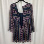 Modcloth  Blue&Purple Floral Sweet Sixties Retro Babydoll Dress Sz.0 Photo 12