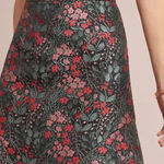 Hutch x ANTHROPOLOGIE | Asarte Floral Print Mini Skirt Black Red Pink Green | 14 Photo 0