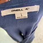 O'Neill  Hilda Blue Puff Sleeve Textured Wrap Front Crop Top Size‎ Large New Photo 11